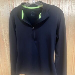 Nike Women’s Dri Fit Top.  Black, size M